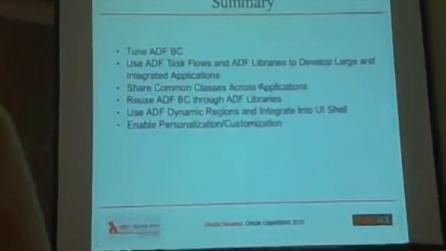 Developing Large Oracle Application Development Framework 11g Applications (Part 7) смотреть онлайн