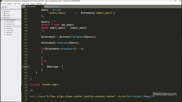 PHP Project On Library Management System - Admin Login - 3 смотреть онлайн