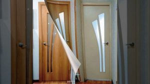 Покраска ламинированных дверей