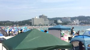 Япония  Едем на океан, один из лучших пляжей Японии