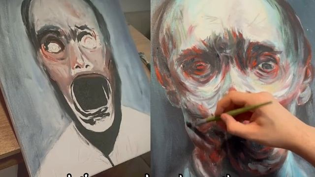 How to paint horror art смотреть онлайн