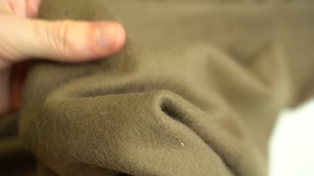 Ткань трикотаж начес (коричневый) 100% хлопок смотреть онлайн