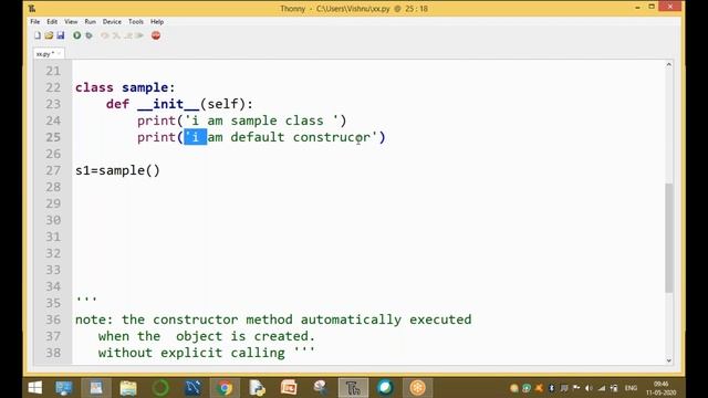 Constructors in Python | What is Constructors | Types of Constructors смотреть онлайн