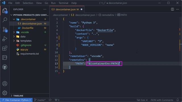 How to modify the PATH variable in a dev container смотреть онлайн