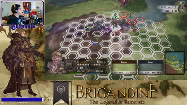 Holy Gustava Empire (Hard) Part 1 | Brigandine: The Legend of Runersia смотреть онлайн