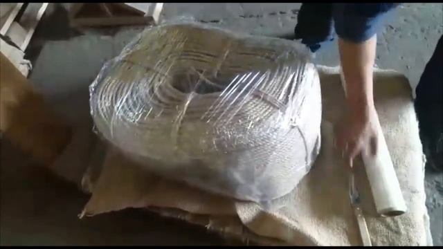 Как разматывать джутовый канат из бухты смотреть онлайн