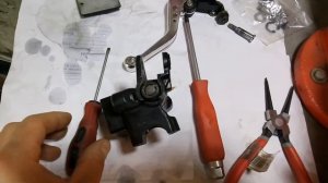 Ремонт машинки переднего тормоза ч1 honda cbr 250r mc19