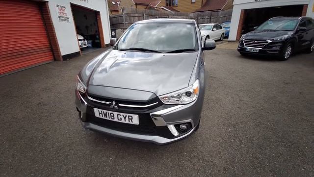 Mitsubishi ASX 2 1 6 petrol 2018 18 plate 2000 miles 1 owner metallic grey service history смотреть онлайн