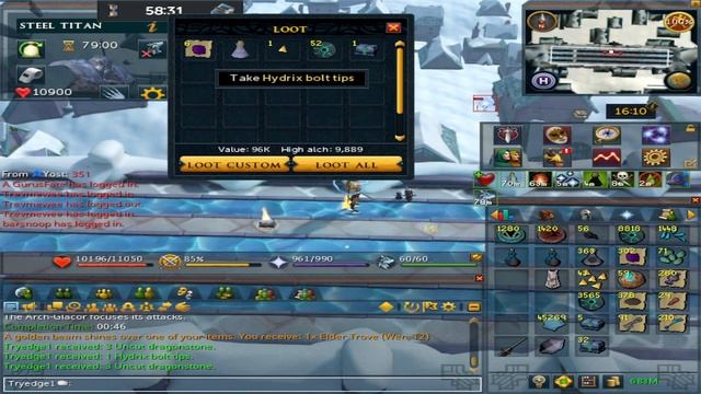 Runescape 3 AFK Arch-Glacor Guide + 2.5m GP/HR + 352k Combat XP/HR + 45 Kills Minimum Hourly смотреть онлайн