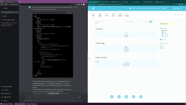 Code sample comparison - ChatGPT / Headless CMS смотреть онлайн