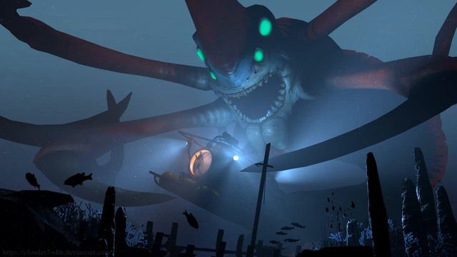 Reaper Leviathan (Subnautica) sounds смотреть онлайн