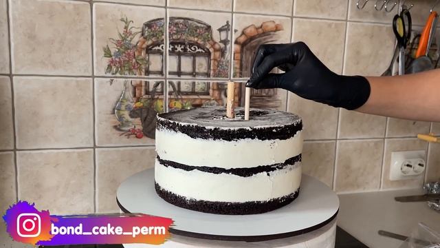 КАК СОБРАТЬ ДВУХЪЯРУСНЫЙ ТОРТ? ПОШАГОВАЯ СБОРКА ТОРТА смотреть онлайн