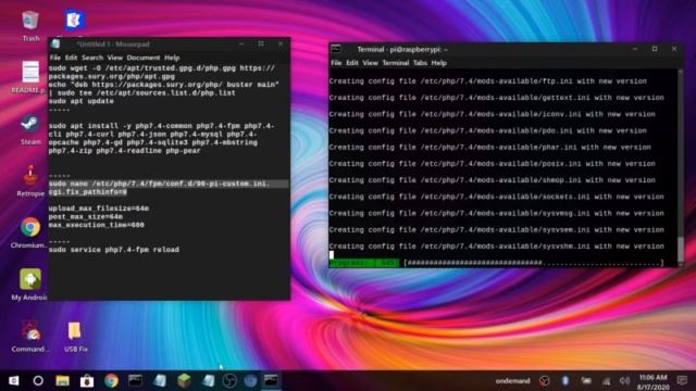 Install PHP 7.4 on Raspberry PI смотреть онлайн