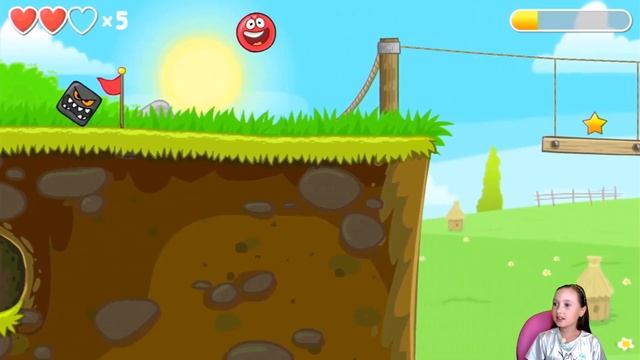 Игра для всех - REDBALL4 - играем с геймпадом на андройд ТВ - канал ЕЁ ИГРЫ смотреть онлайн