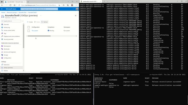 GitOps solution to run Oracle WebLogic Server on Azure Arc-enabled Kubernetes using Flux v2 смотреть онлайн