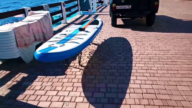 КРЫМ, УТЁС, САНТА-БАРБАРА. Пляжи в августе, в 9 утра. смотреть онлайн