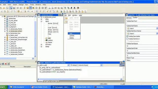 PowerBuilder 12 master detail datawindow and insert, delete, update смотреть онлайн