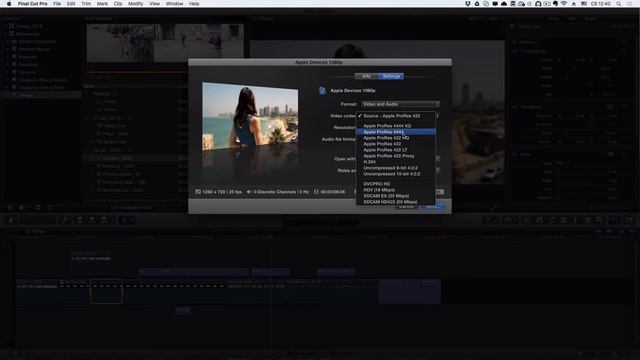 Базовый видеокурс "Монтаж в Final Cut". Урок 12. Финальный экспорт в FCPX в итоговый файл смотреть онлайн
