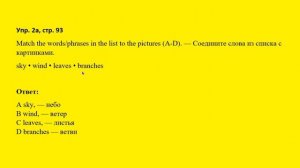 5 класс  Английский язык  Англ  в фокусе  Домашнее задание  Страница 93