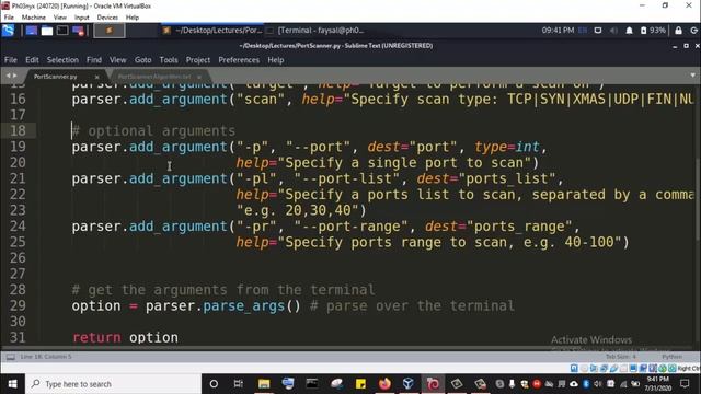 Malicious Python 3 Programming: Port Scanner - positional arguments смотреть онлайн