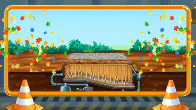 Build A Swimming Pool| Construction Games For Kids | GoKids! #nocommentary