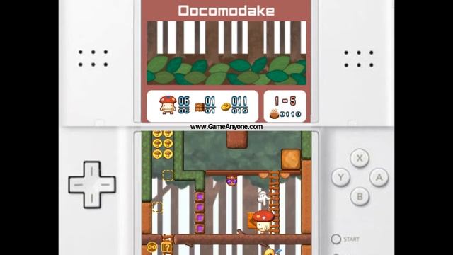 Boing! Docomodake DS Walkthrough - Stage 1-5 смотреть онлайн