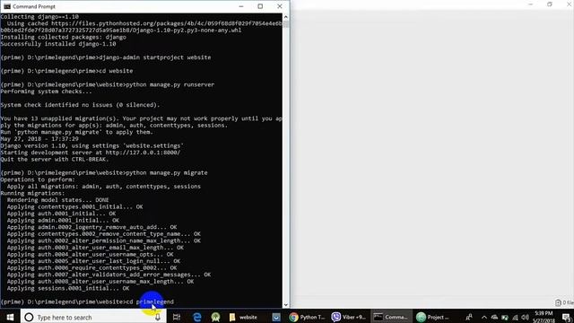 2. Python Tutorial in Nepali || Create app - register app - run app - createsuper user - runserver смотреть онлайн