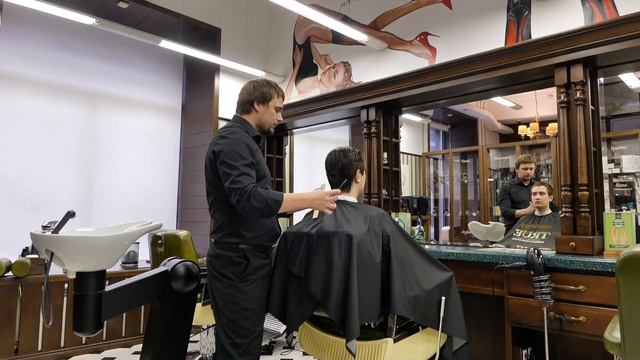 Мужская стрижка в барбершопе. TRUE BARBERSHOP Новосибирск