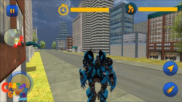Futuristic Flying Car Transformation X Robot Wars (By Game Thunders) Android Gameplay HD смотреть онлайн