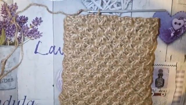Стильная сумка из джута _ Красивый узор _ Jute bag.mp4 смотреть онлайн