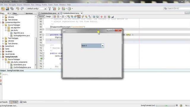 Bài 15 Java Swing Combobox 2 смотреть онлайн
