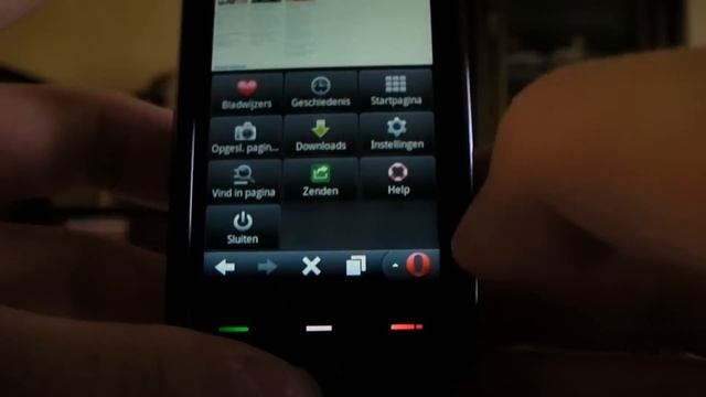 Opera Mobile 11 on nokia 5800 (symbian) смотреть онлайн