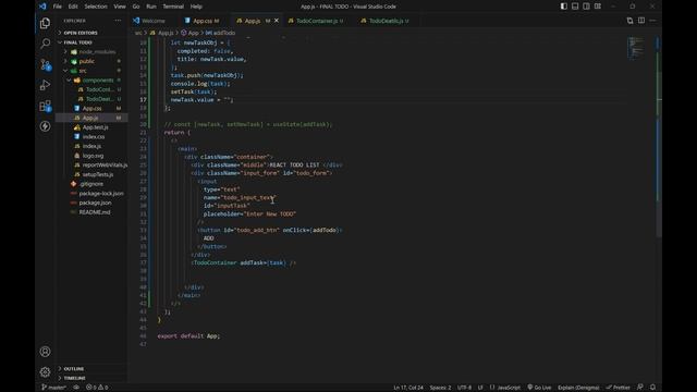 React Todo List смотреть онлайн