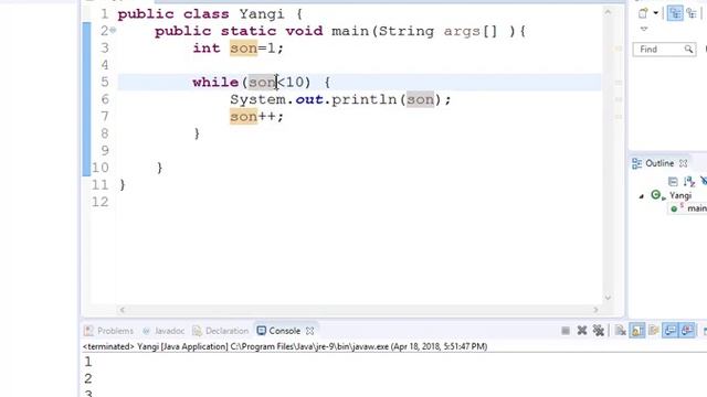 13. Dars While sikl operatori смотреть онлайн