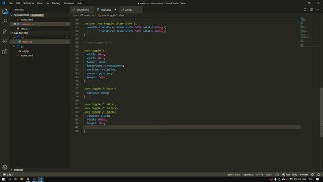 Бургер меню на HTML, CSS, JS (4 варианта анимации) смотреть онлайн