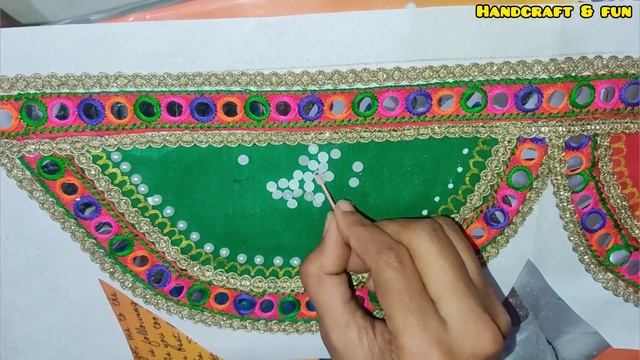Diwali special Toran making idea | Diwali decoration idea at home |Toran making | woolen craft idea смотреть онлайн