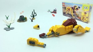 Lego MOC Saber-toothed Tiger Animal  - Lego Creator 31112 Alternative build tutorial  -  Part 4