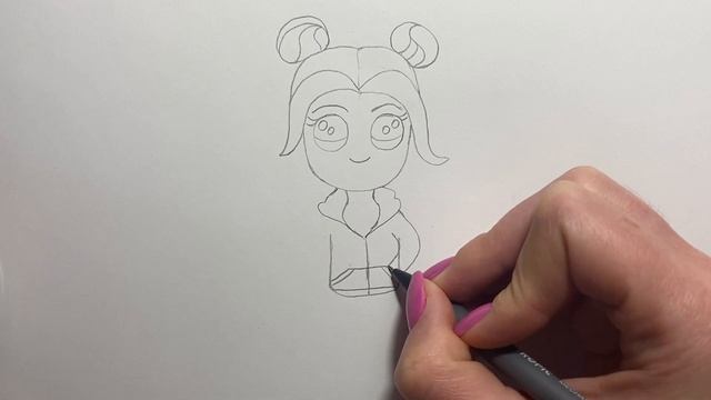 Как нарисовать Милую Девочку/Кавайный рисунок/girls cute kawaii drawings смотреть онлайн