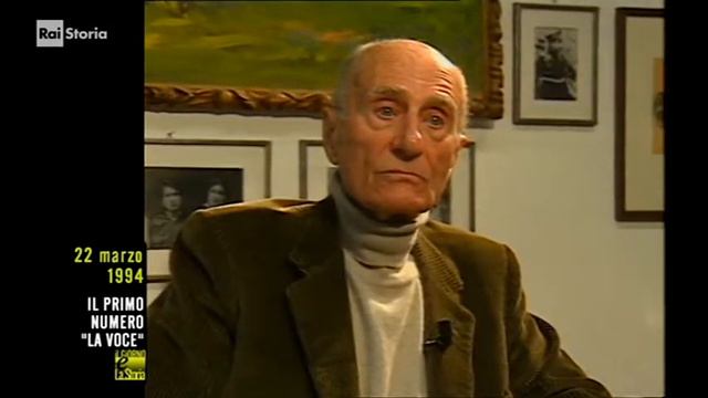 §.3/** (Giornalismo) 22 marzo 1994 - "la Voce" - intervista Rai a Indro Montanelli смотреть онлайн