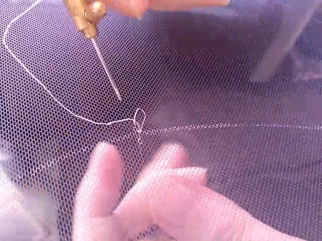 Люневильская вышивка, МК для начинающих. Закрепка и первые шаги в вышивке люневильским крючком.