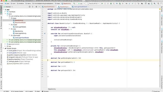 Data Binding with Live Data Android Kotlin (MVVM) смотреть онлайн
