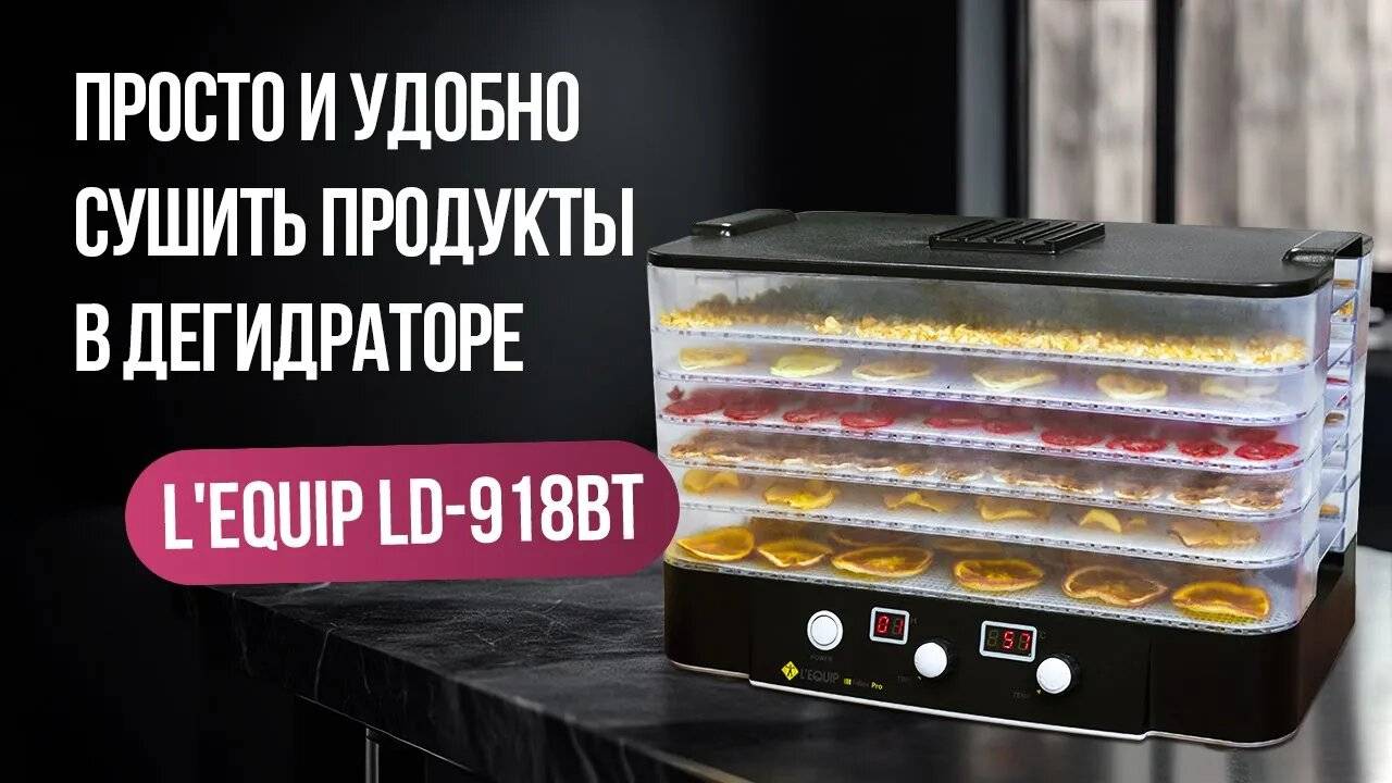 Чем отличается дегидратор от сушилки? Разбираем на примере L'equip LD-918 из Южной Кореи смотреть онлайн
