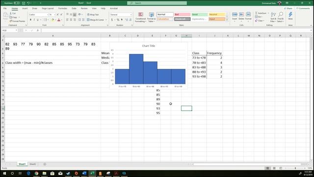 Excel: Making Stemplots (back to back), Histograms, and finding mean/median смотреть онлайн