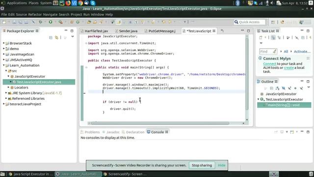 JavaScriptExecutor Use in Selenium смотреть онлайн