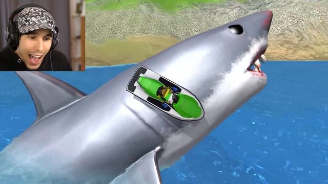 A CACCIA DEL MEGALODONTE GIGANTE!! смотреть онлайн