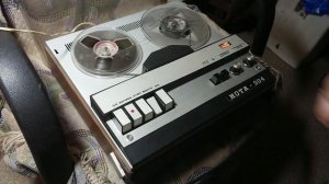 Магнитофон НОТА - 304. Из СССР. Тот что у меня был в детстве, году в 1978 кажется.