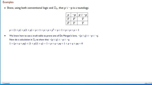 Math23c - Week 1C - Logic with Finite Fields смотреть онлайн