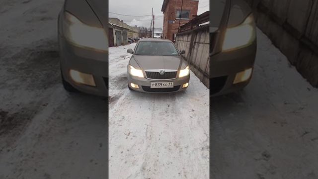 Работа ксенона шкода октавия а5 фл после установки би линз смотреть онлайн