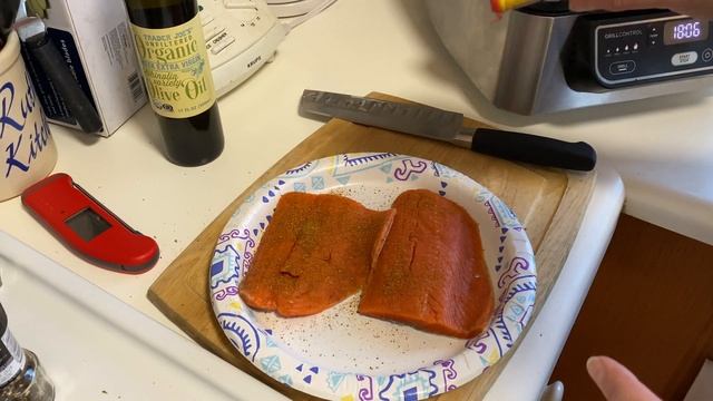 COMPLETE SALMON DINNER! In LESS Than 20 Minutes! Ninja Foodi Grill or Air Fryer смотреть онлайн