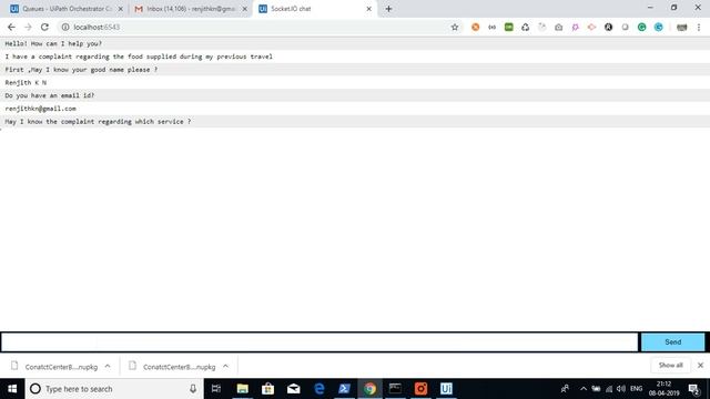 Dialogflow + Ui Path + Nodejs смотреть онлайн